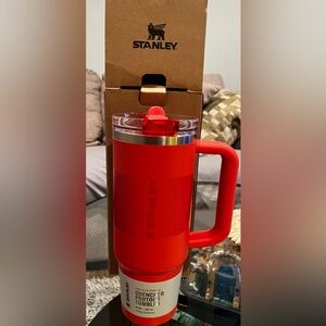 Stanley Hot Coral Tumbler with Handle